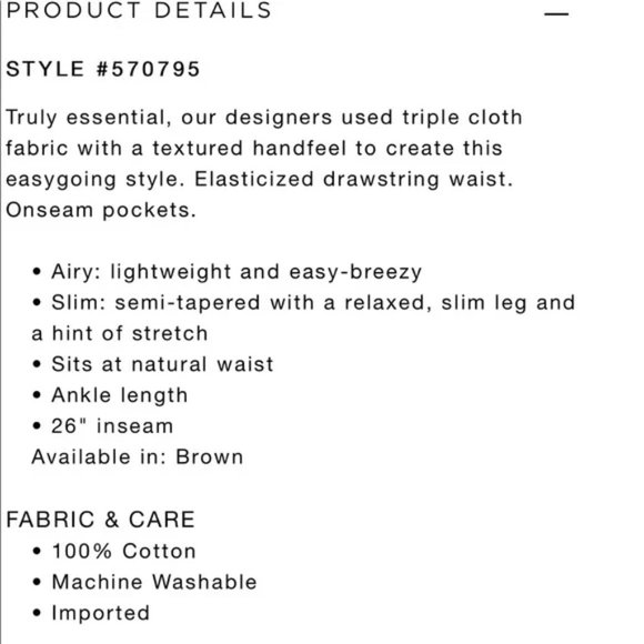 Lou & Grey Triple Cloth Pants - Picture 3 of 3